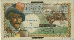 1 NF sur 50 Francs Belain d Esnambuc SAINT PIERRE ET MIQUELON  1960 P.30b