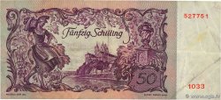 50 Schilling ÖSTERREICH  1951 P.130 fSS