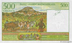 500 Francs - 100 Ariary MADAGASCAR  1994 P.075b q.FDC