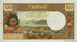 100 Francs TAHITI  1973 P.24b q.SPL