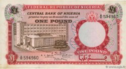 1 Pound NIGERIA  1967 P.08 TTB+