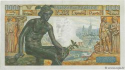 1000 Francs DÉESSE DÉMÉTER FRANCE  1942 F.40.01 pr.SUP