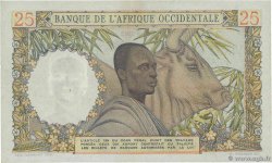 25 Francs AFRIQUE OCCIDENTALE FRANÇAISE (1895-1958)  1943 P.38 TTB+