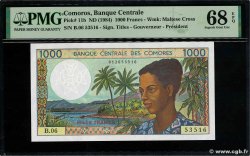 1000 Francs COMORE  1994 P.11b FDC