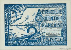 2 Francs FRENCH WEST AFRICA  1944 P.35 UNC-