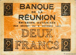 2 Francs type 1942 Francisque REUNION  1942 P.32 AU