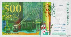 500 Francs PIERRE ET MARIE CURIE Spécimen FRANCIA  1994 F.76.01Spn SC+