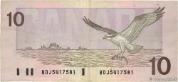 10 Dollars CANADA  1989 P.096b TB+
