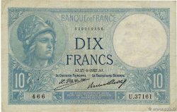 10 Francs MINERVE FRANCE  1927 F.06.12 F-