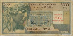 50 NF sur 5000 Francs ARGELIA  1956 P.113