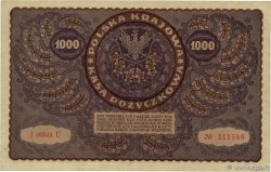 1000 Marek POLOGNE  1919 P.029 SUP