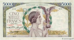 5000 Francs VICTOIRE FRANCIA  1935 F.44.02 BC+