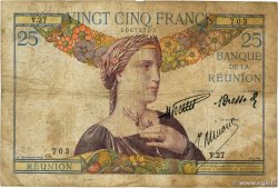 25 Francs REUNION  1944 P.23 G