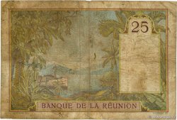 25 Francs REUNION INSEL  1944 P.23 SGE