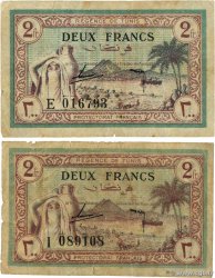 2 Francs Lot TUNISIA  1943 P.56 F-