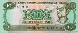 10 Cordobas NICARAGUA  1988 P.151 pr.NEUF