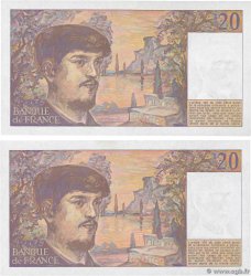 20 Francs DEBUSSY Lot FRANCE  1988 F.66.09 SPL