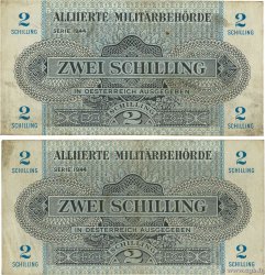 2 Schilling AUSTRIA  1944 P.104a BC+