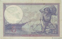 5 Francs FEMME CASQUÉE FRANCE  1917 F.03.01 TTB+