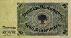 10 Rentenmark DEUTSCHLAND  1925 P.170 fSS