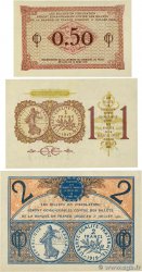 50 Centimes à 2 Francs Lot FRANCE regionalismo y varios Paris 1920 JP.097.10, JP.097.23 et JP.097.28 EBC