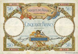 50 Francs LUC OLIVIER MERSON type modifié FRANCE  1933 F.16.04 TB