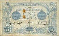 5 Francs BLEU FRANCE  1915 F.02.27 F