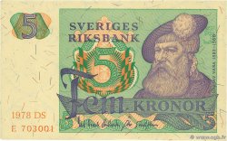 5 Kronor SUÈDE  1978 P.51d SPL