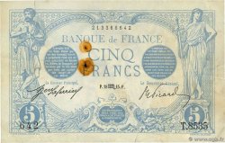 5 Francs BLEU FRANCIA  1915 F.02.32 q.BB