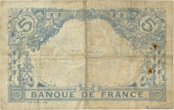 5 Francs BLEU Numéro radar FRANCIA  1916 F.02.35 MB