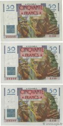 50 Francs LE VERRIER Lot FRANCIA  1949 F.20.11 SPL+