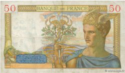 50 Francs CÉRÈS FRANCIA  1937 F.17.38 BC+