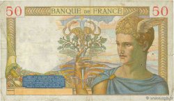 50 Francs CÉRÈS FRANKREICH  1936 F.17.24 S