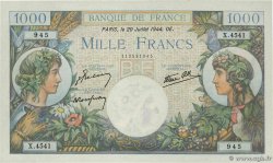 1000 Francs COMMERCE ET INDUSTRIE FRANCE  1944 F.39.12 UNC-