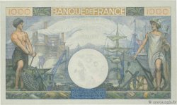 1000 Francs COMMERCE ET INDUSTRIE FRANKREICH  1944 F.39.12 fST+