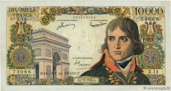 10000 Francs BONAPARTE FRANCE  1956 F.51.03 VF