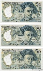 50 Francs QUENTIN DE LA TOUR Consécutifs FRANKREICH  1985 F.67.11 fST+