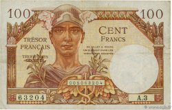 100 Francs TRÉSOR FRANÇAIS FRANKREICH  1947 VF.32.03 fSS