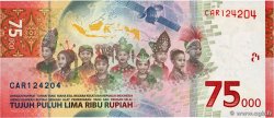 75000 Rupiah Commémoratif INDONESIA  2020 P.161 UNC