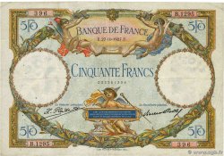 50 Francs LUC OLIVIER MERSON FRANCE  1927 F.15.01 TB
