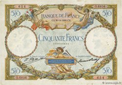 50 Francs LUC OLIVIER MERSON type modifié FRANCE  1930 F.16.01