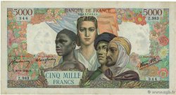 5000 Francs EMPIRE FRANÇAIS FRANCE  1945 F.47.41 F+