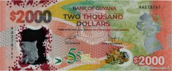 2000 Dollars Commémoratif GUYANA  2022 P.42 NEUF