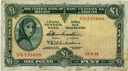 1 Pound IRLANDE  1965 P.064a TB