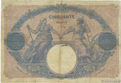 50 Francs BLEU ET ROSE FRANKREICH  1897 F.14.09 S