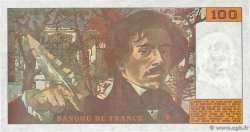 100 Francs DELACROIX imprimé en continu FRANKREICH  1990 F.69bis.01bC ST