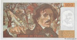 100 Francs DELACROIX imprimé en continu FRANCIA  1991 F.69bis.03b1 FDC