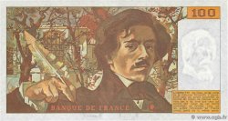 100 Francs DELACROIX imprimé en continu FRANKREICH  1991 F.69bis.03c1 fST+