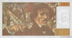 100 Francs DELACROIX 442-1 & 442-2 FRANCE  1995 F.69ter.02d UNC-