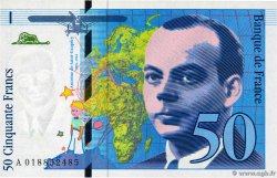 50 Francs SAINT-EXUPÉRY modifié FRANCE  1994 F.73.01c UNC-